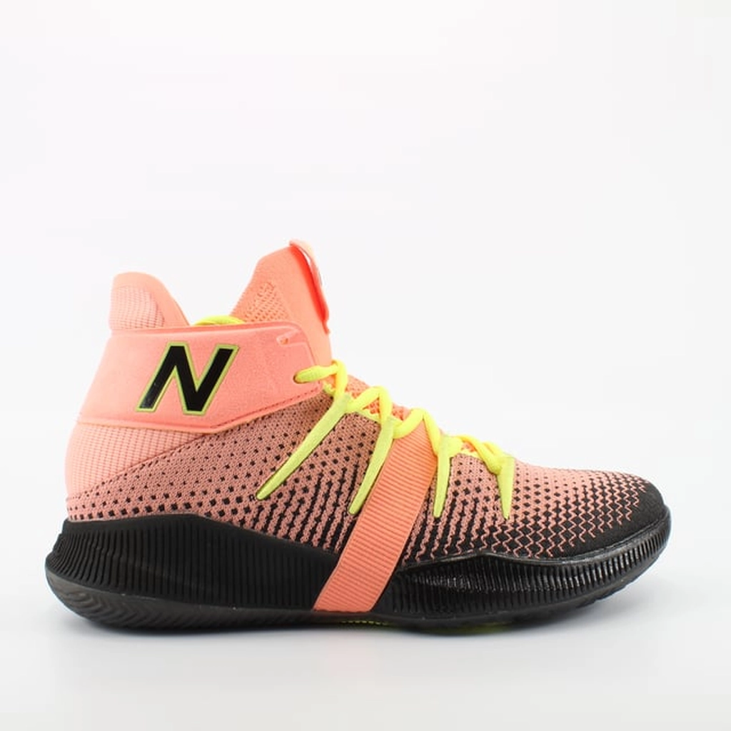 New Balance Omn1s Orange Textile Mens Lace Up Basketball Trainers BBOMNXA2 - Size UK 7.5